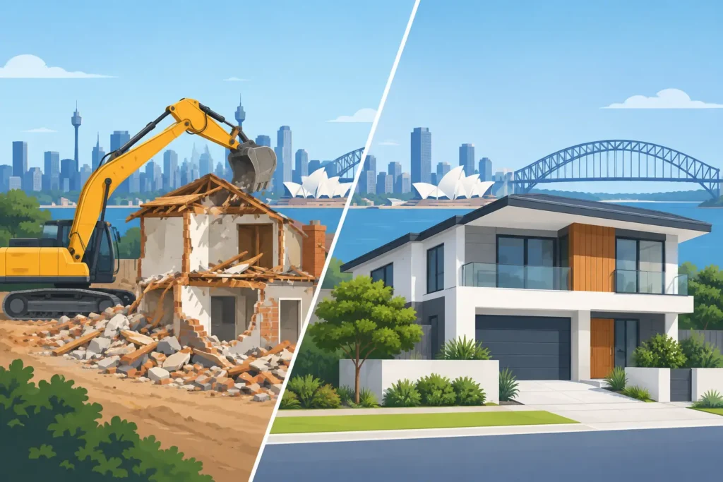A Demolition Rebuild Case Study in Sydney
