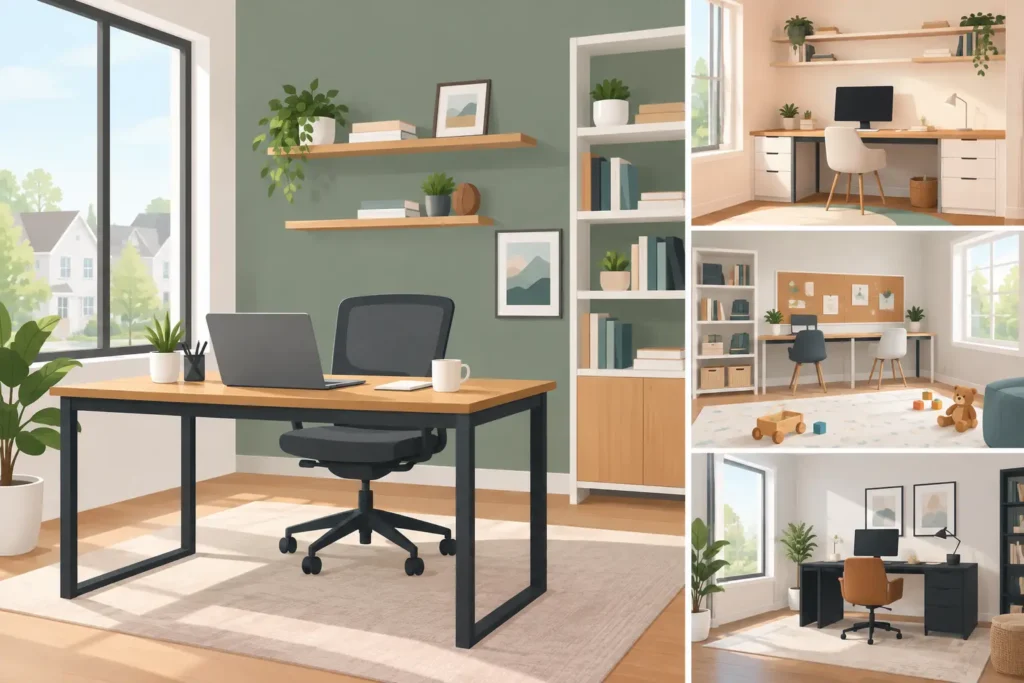 Best Home Office Layouts for New Family Homes