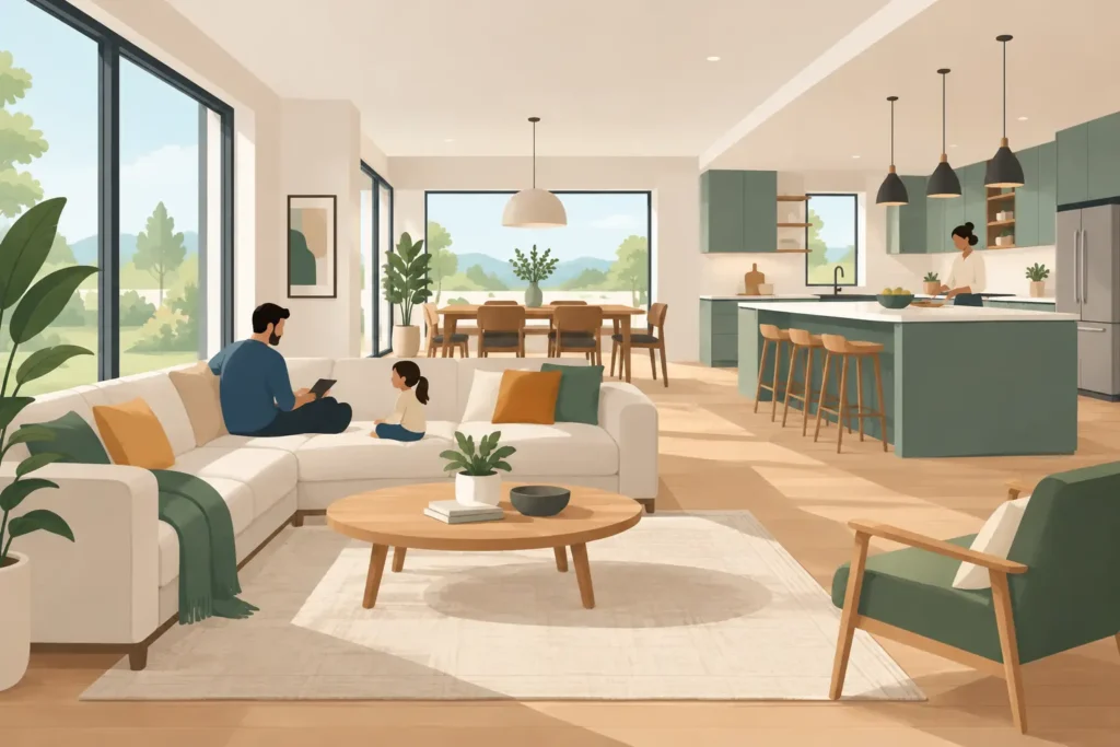 How to Design Open-Plan Homes for Real Life