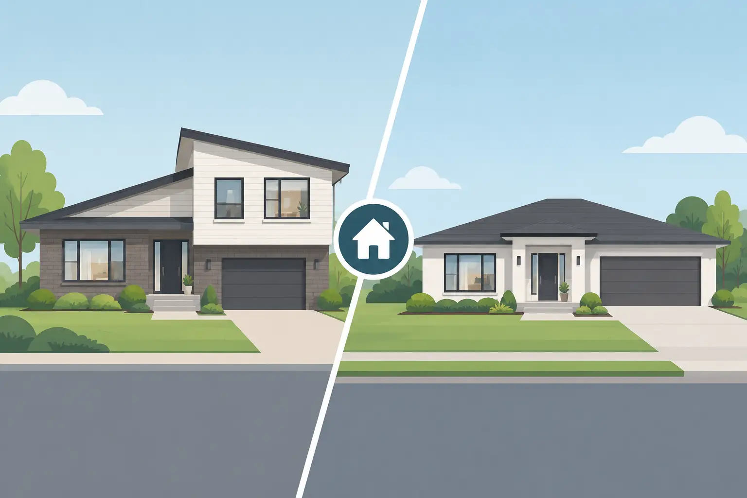 Split-Level Versus Single-Storey Homes Compared